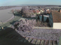 Vjezd do obce ze severu