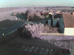 Vjezd do obce ze severu