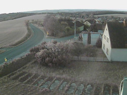 Vjezd do obce ze severu