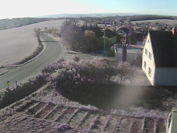 Vjezd do obce ze severu