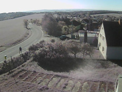 Vjezd do obce ze severu