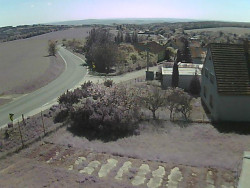 Vjezd do obce ze severu