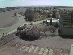 Vjezd do obce ze severu