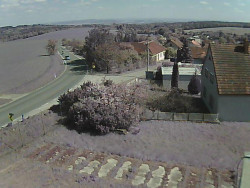 Vjezd do obce ze severu