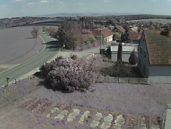 Vjezd do obce ze severu