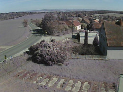 Vjezd do obce ze severu