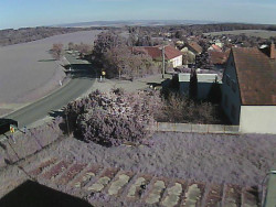 Vjezd do obce ze severu