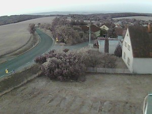Obec Ježkovice - Vjezd do obce ze severu - 27.5.2026 v 04:45 Obec Ježkovice - Vjezd do obce ze severu - 27.5.2026 v 04:45