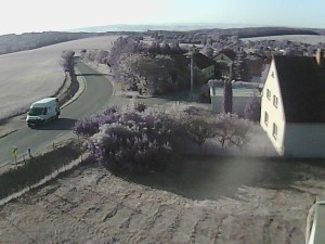 Obec Ježkovice - Vjezd do obce ze severu - 27.5.2026 v 07:00 Obec Ježkovice - Vjezd do obce ze severu - 27.5.2026 v 07:00