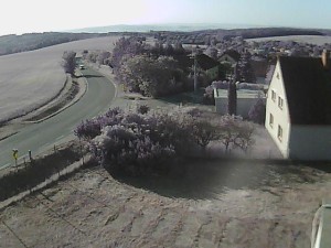 Obec Ježkovice - Vjezd do obce ze severu - 27.5.2026 v 07:30 Obec Ježkovice - Vjezd do obce ze severu - 27.5.2026 v 07:30