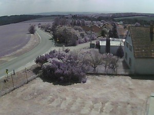 Obec Ježkovice - Vjezd do obce ze severu - 27.5.2026 v 12:00 Obec Ježkovice - Vjezd do obce ze severu - 27.5.2026 v 12:00