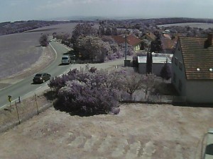 Obec Ježkovice - Vjezd do obce ze severu - 27.5.2026 v 13:30 Obec Ježkovice - Vjezd do obce ze severu - 27.5.2026 v 13:30