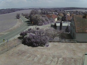Obec Ježkovice - Vjezd do obce ze severu - 27.5.2026 v 14:45 Obec Ježkovice - Vjezd do obce ze severu - 27.5.2026 v 14:45