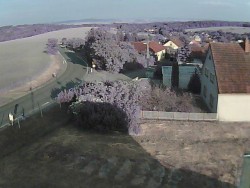 Vjezd do obce ze severu