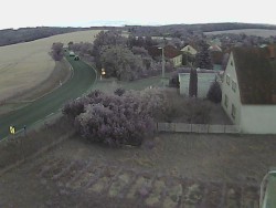 Eingang ins Dorf von Norden