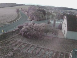 Eingang ins Dorf von Norden