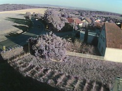 Eingang ins Dorf von Norden