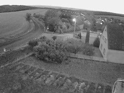 Eingang ins Dorf von Norden