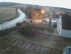 Vjezd do obce ze severu