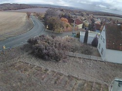 Eingang ins Dorf von Norden