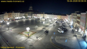Město Kroměříž - Velké náměstí - 16.4.2026 v 01:00 Město Kroměříž - Velké náměstí - 16.4.2026 v 01:00