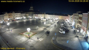 Město Kroměříž - Velké náměstí - 16.4.2026 v 04:30 Město Kroměříž - Velké náměstí - 16.4.2026 v 04:30