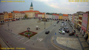 Město Kroměříž - Velké náměstí - 16.4.2026 v 06:30 Město Kroměříž - Velké náměstí - 16.4.2026 v 06:30