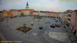 Město Kroměříž - Velké náměstí - 16.4.2026 v 07:30 Město Kroměříž - Velké náměstí - 16.4.2026 v 07:30