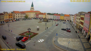 Město Kroměříž - Velké náměstí - 16.4.2026 v 08:45 Město Kroměříž - Velké náměstí - 16.4.2026 v 08:45