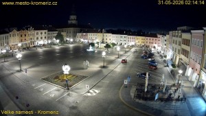 Město Kroměříž - Velké náměstí - 31.5.2026 v 02:15 Město Kroměříž - Velké náměstí - 31.5.2026 v 02:15