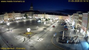 Město Kroměříž - Velké náměstí - 31.5.2026 v 03:15 Město Kroměříž - Velké náměstí - 31.5.2026 v 03:15