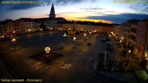 Město Kroměříž - Velké náměstí - 31.5.2026 v 04:15 Město Kroměříž - Velké náměstí - 31.5.2026 v 04:15