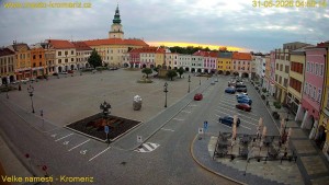 Město Kroměříž - Velké náměstí - 31.5.2026 v 05:00 Město Kroměříž - Velké náměstí - 31.5.2026 v 05:00