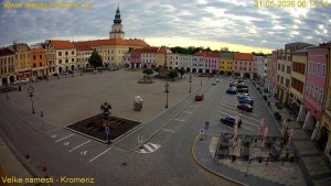 Město Kroměříž - Velké náměstí - 31.5.2026 v 06:15 Město Kroměříž - Velké náměstí - 31.5.2026 v 06:15
