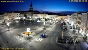 Miasto Kroměříž - Wielki Rynek - 13.7.2026 v 03:45 Miasto Kroměříž - Wielki Rynek - 13.7.2026 v 03:45