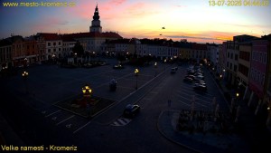 Miasto Kroměříž - Wielki Rynek - 13.7.2026 v 04:45 Miasto Kroměříž - Wielki Rynek - 13.7.2026 v 04:45