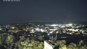 Town of Příbram - Holy Mountain, Panorama - 28.7.2026 v 03:45 Town of Příbram - Holy Mountain, Panorama - 28.7.2026 v 03:45