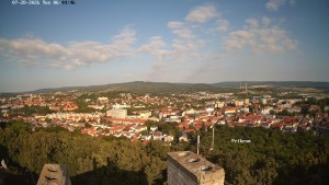 Town of Příbram - Holy Mountain, Panorama - 28.7.2026 v 07:45 Town of Příbram - Holy Mountain, Panorama - 28.7.2026 v 07:45