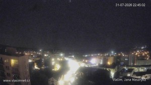 Stadt Vlašim - Straße Jana Masaryka - 31.7.2026 v 22:45 Stadt Vlašim - Straße Jana Masaryka - 31.7.2026 v 22:45