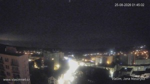 Město Vlašim - Ulice Jana Masaryka - 25.8.2026 v 01:45 Město Vlašim - Ulice Jana Masaryka - 25.8.2026 v 01:45