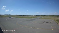 Taxiway C, gas station, runway