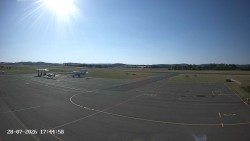 Taxiway C, gas station, runway
