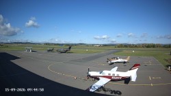 Taxiway C, gas station, runway