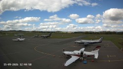 Taxiway C, gas station, runway