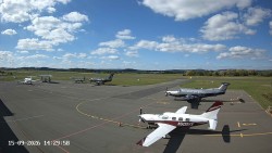 Taxiway C, gas station, runway