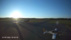 Taxiway C, gas station, runway
