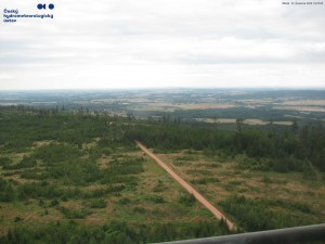 Kopiec Praga - Meteoradar Brdy - 22.7.2026 v 18:32 Kopiec Praga - Meteoradar Brdy - 22.7.2026 v 18:32
