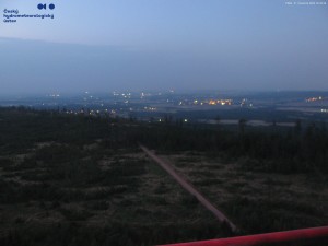 Kopec Praha - Meteoradar Brdy - 31.7.2026 v 04:45 Kopec Praha - Meteoradar Brdy - 31.7.2026 v 04:45