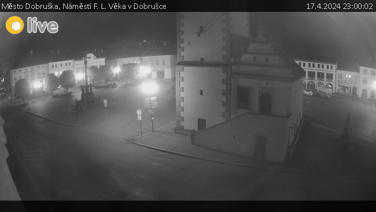 Město Dobruška - Náměstí F. L. Věka v Dobrušce - 17.4.2024 v 23:00