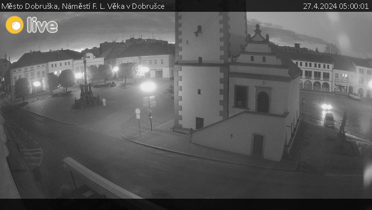 Město Dobruška - Náměstí F. L. Věka v Dobrušce - 27.4.2024 v 05:00